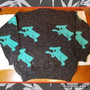 Vintage Topcraft Kolola Bear Wool Sweater